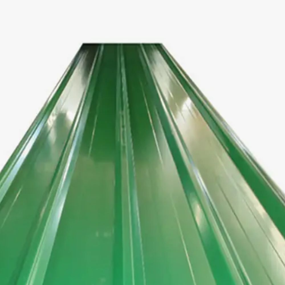 لوحة التسقيف PPGL لوحة السقف الفولاذية المموجة 16FT لوحة السقف المموجة