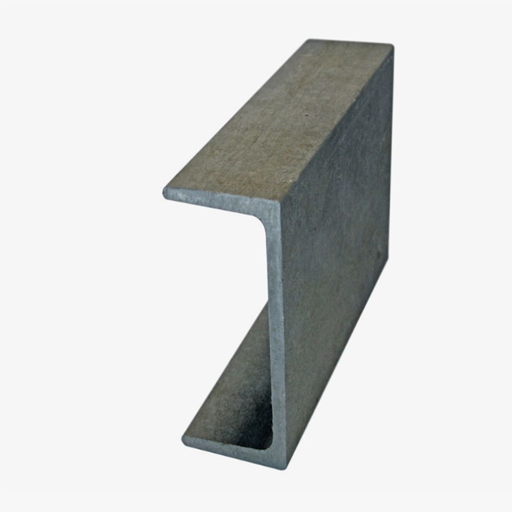 أحجام قطاعات الصلب المشكلة على البارد من جالفان للبناء على شكل قنوات فولاذية على شكل U